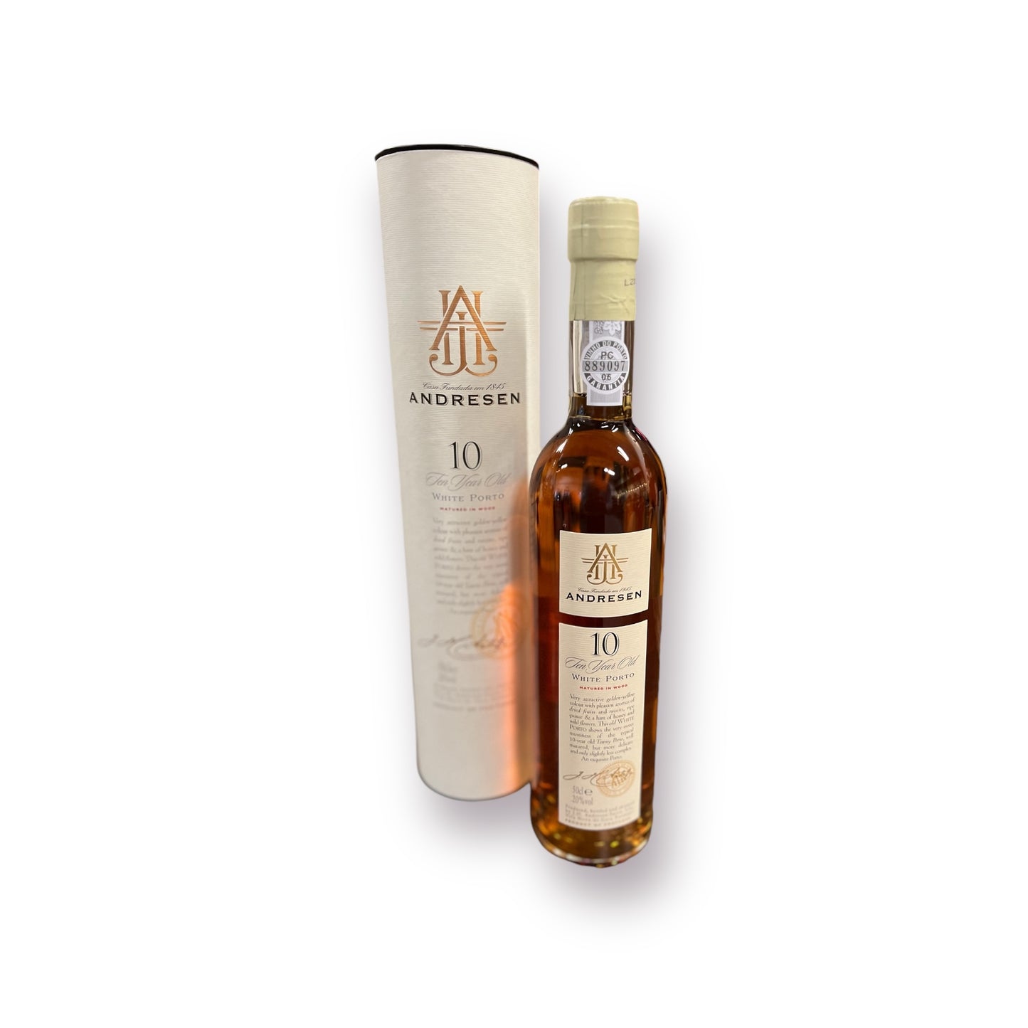 Andresen 10 Years Old White Porto i gaverør - TESTVINDER!