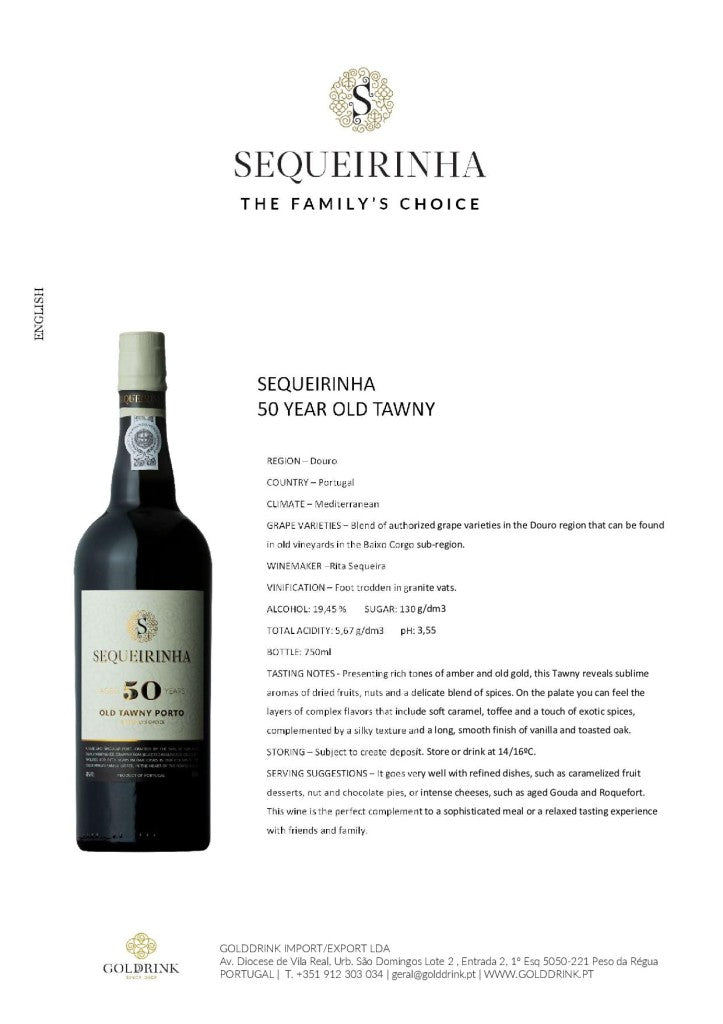 SEQUEIRINHA 50 year old Tawny