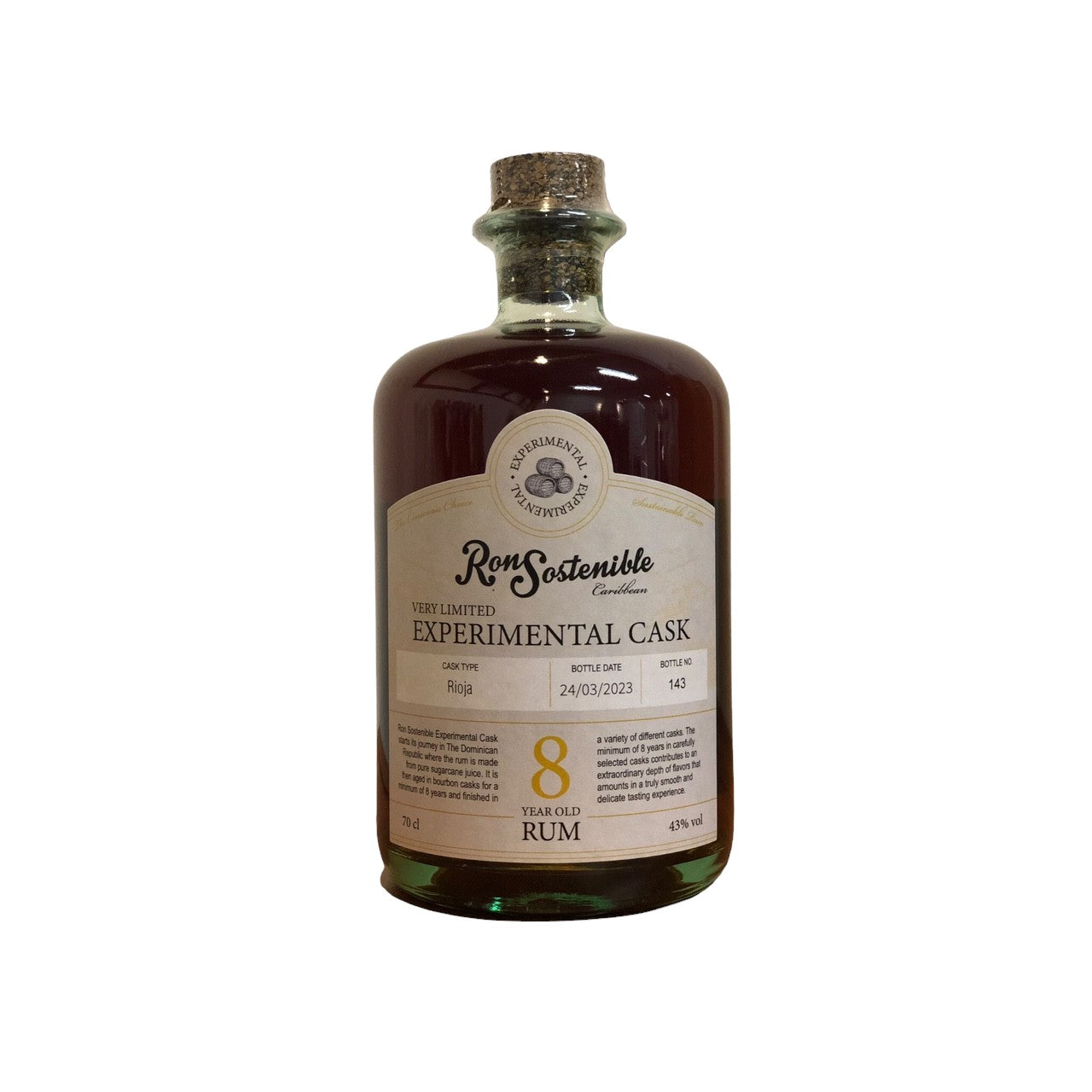 Ron Sostenible Experimental Cask Series Rioja Cask