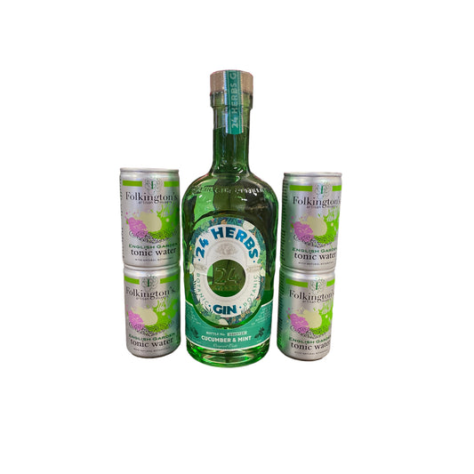 24 Herbs Gin m. English Garden Tonic Drinkssæt