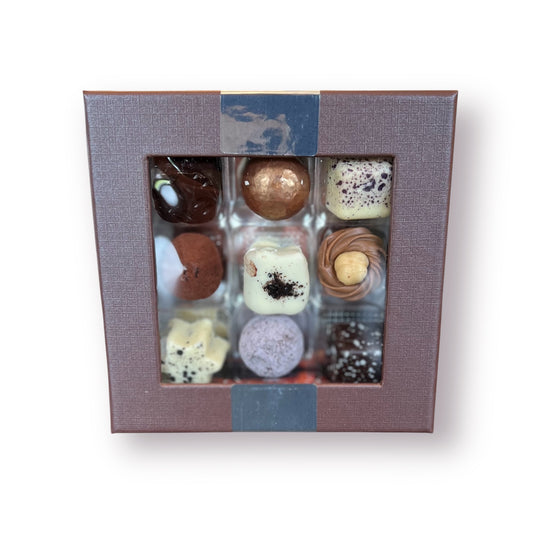 Aalborg Chokoladens 9 stk Dessertæske
