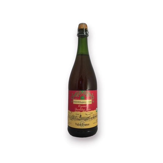 Alkoholfri cider med hindbærsmag