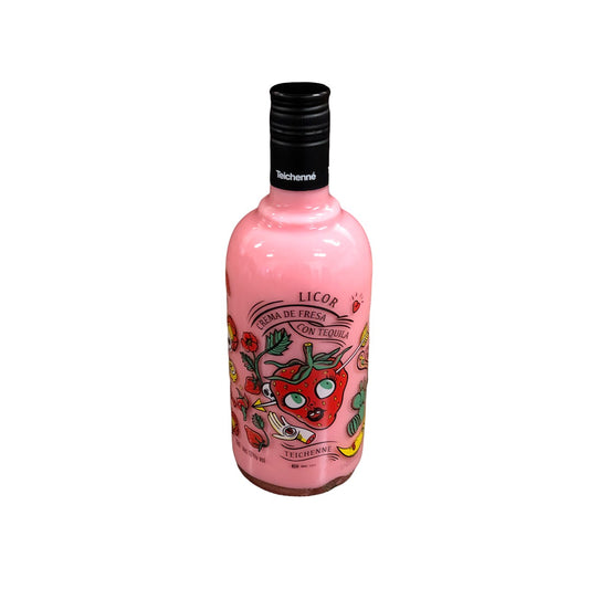Crema De Fresa Strawberry 17% Tequila Licor