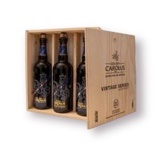 Gouden Carolus Vintage trækasse for