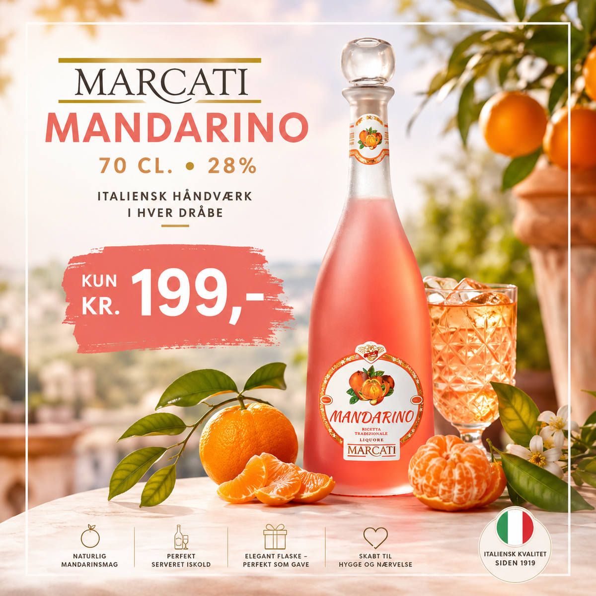 Marcati Mandarino 70 cl. 28%