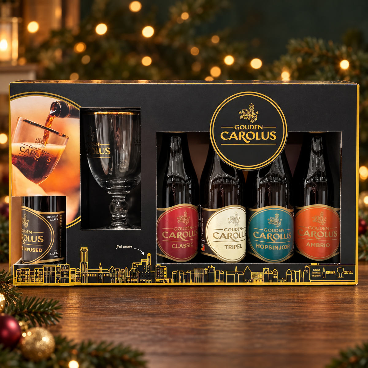 Gouden Carolus Smagekasse inkl. glas