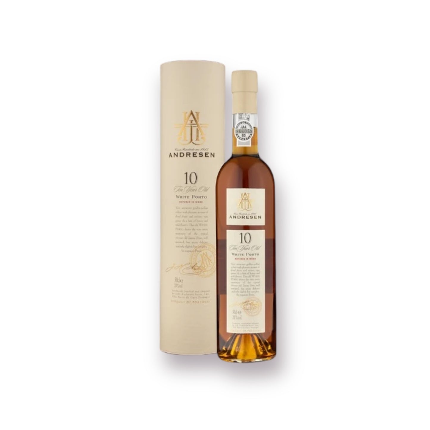 Andresen 10 Years Old White Porto i gaverør - TESTVINDER!