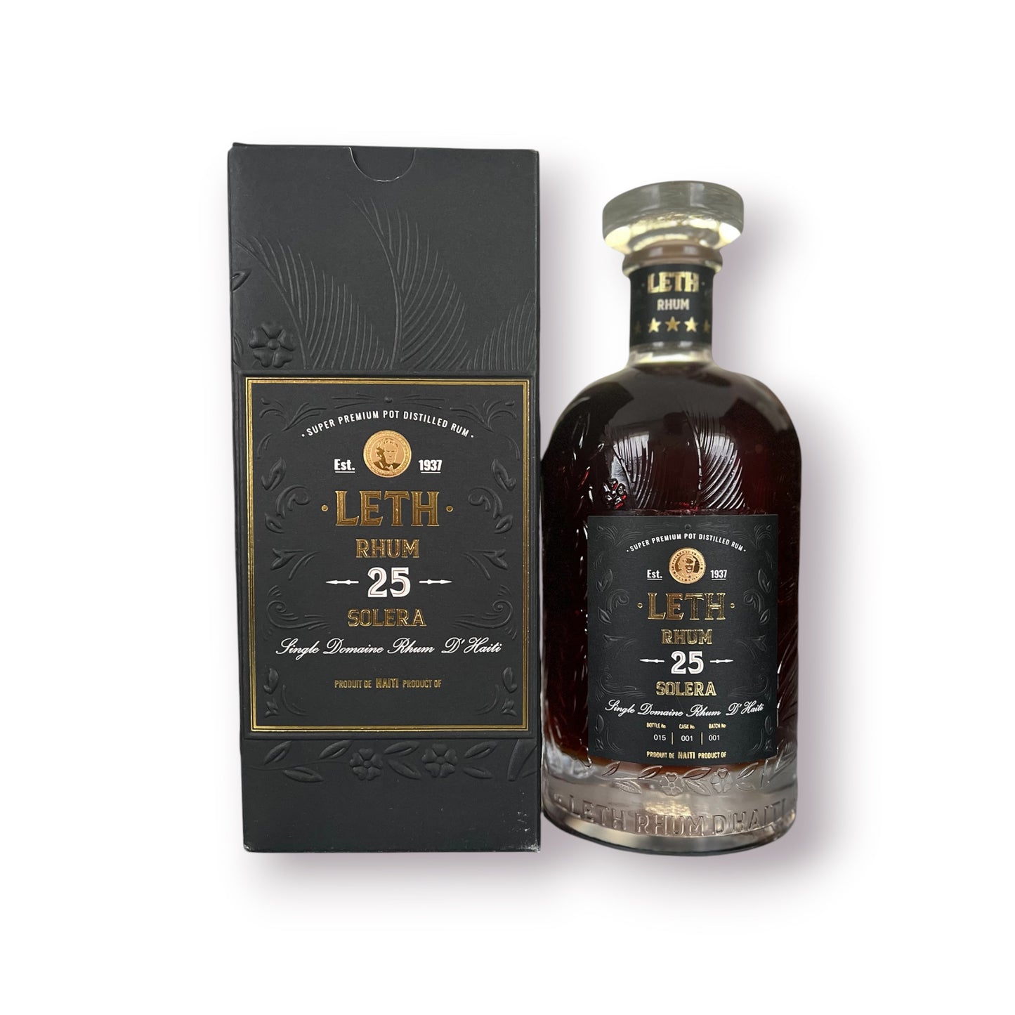 LETH RHUM 25 års Solera