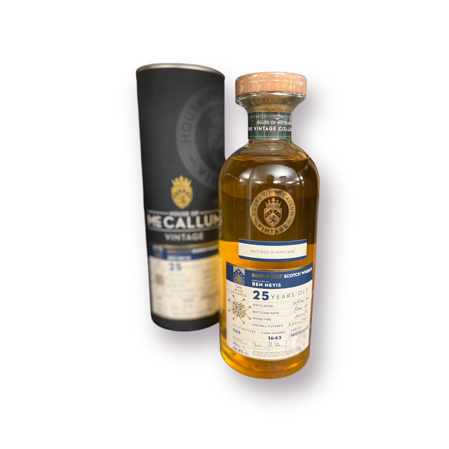 McCallum - Vintage Single Malt Ben Nevis 25 Years 70cl. 46,2%